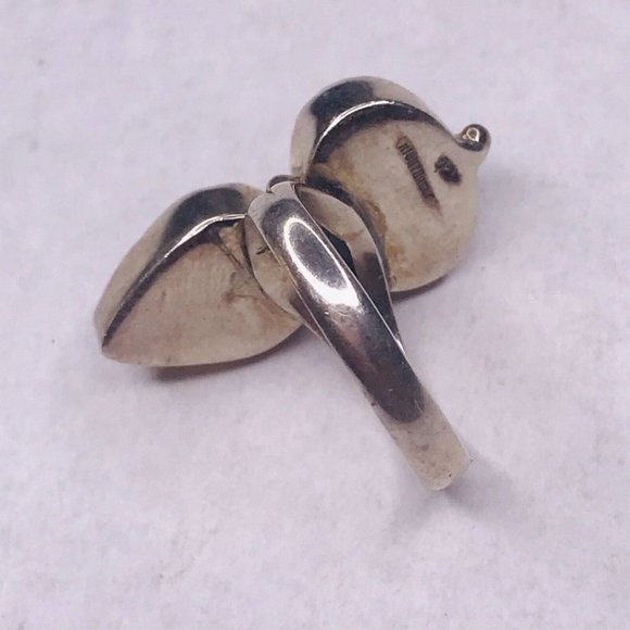 Sterling Silver Ring Amethyst Abalone Cab Stones Size 7 925 Night Signed - Picture 6 of 10